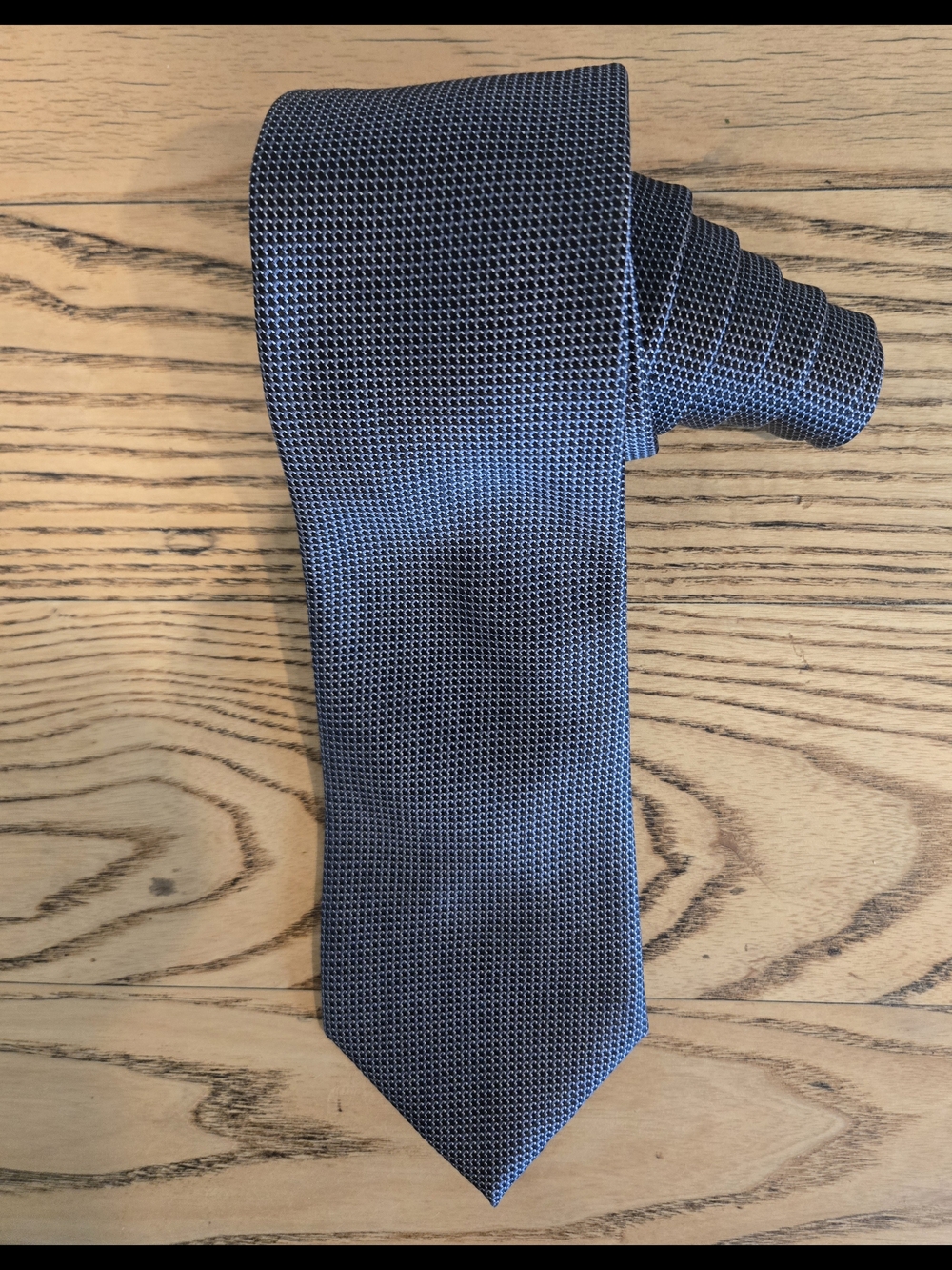 Nautica Men's Charcoal Textured Micro Dot Tie